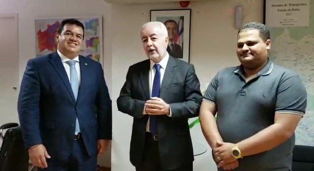 Vídeo: Em audiência com Prefeito de Ibicoara e Deputado Marquinho Viana, secretário de Infraestrutura garante reconstrução da BA-142 no primeiro semestre de 2019